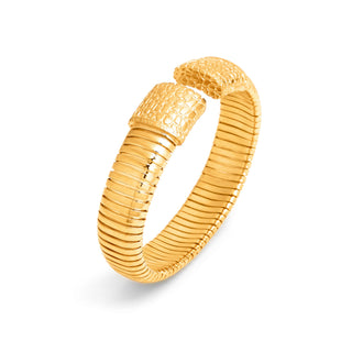 Bracciale Tubogas Crocodile Dorato