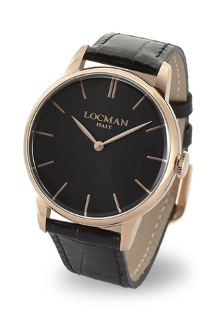 Locman 1960 Only Time Steel Watch 0251V09-RGBKRGPK