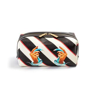 Beauty case Toiletpaper -Stripes Hand