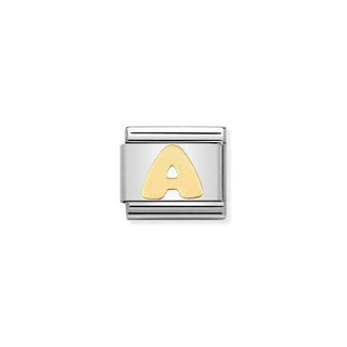 Charm Lettera Oro 18KT A-Gioielleria-NOMINATION-Armando Poggi