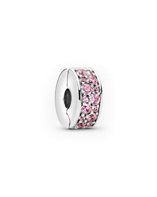 Clip con pavé rosa
