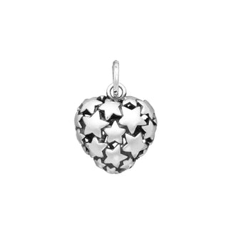 Big Heart Stars Charm