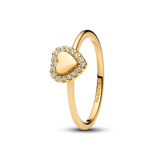 Anello Cuore e Pavè