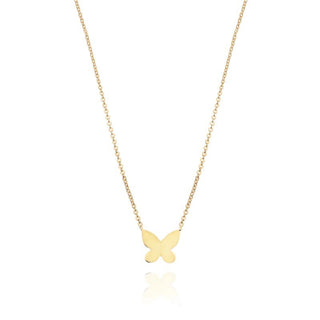Collana farfalla piatta
