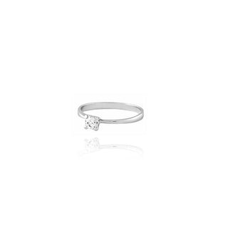 Anello luce e zircone grande