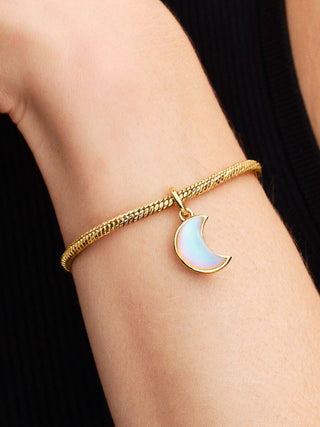 Bracciale Maglia Snake Sfaccettata con Chiusura a Cuore da Incidere