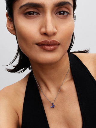 Collana Farfalla Luminosa Blu