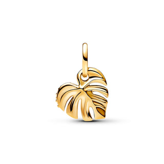 Pandora Charm Pendente Foglia di Monstera Scintillante-