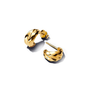 Dune Small Open Hoop Earrings