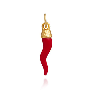Giovanni Raspini Charm Corno Rosso martellato- GV12040