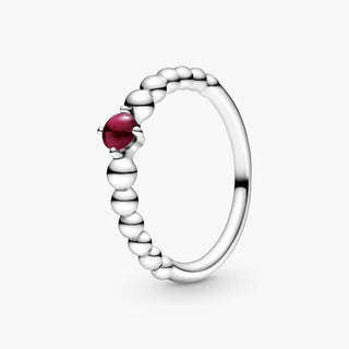 Pandora Anello rosso scuro decorato con sfere