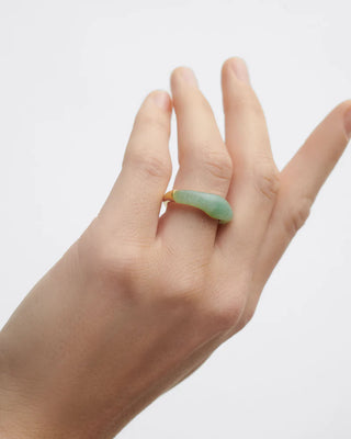 Anello Pdp Green Aventurine Nami
