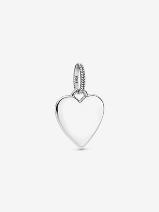 Charm Pendente Cuore da incidere