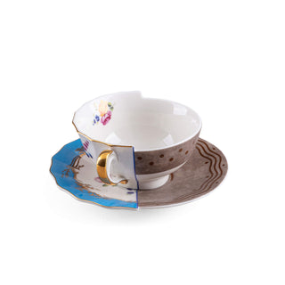 Seletti Tazza da tè con piattino hybrid kerma