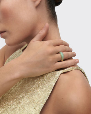 Anello Pdp Green Aventurine Nami