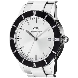 Iconic Paradigma Link S 40 Black Bezel White watch