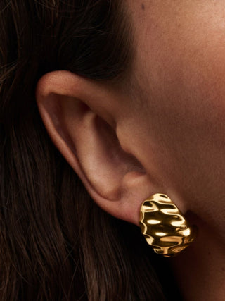 Dune Open Hoop Earrings