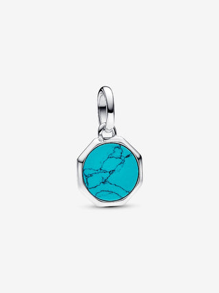 Charm Medallion mini Turchese da incidere