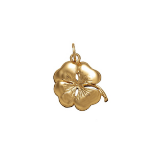 Charm Quadrifoglio Grande Dorato