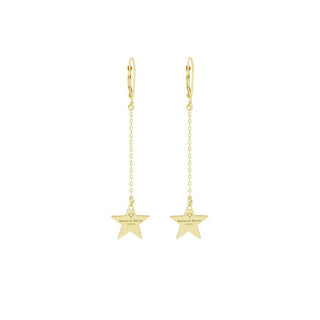 Star Chain Earrings