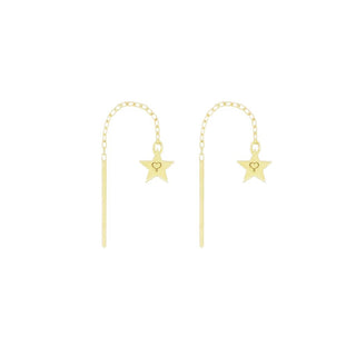 Star Needle Earrings