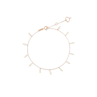18Kt Gold Bracelet With 12 Pearls