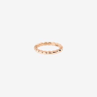 9K Rose Gold Granelli Ring