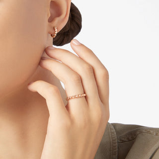 9K Rose Gold Granelli Ring