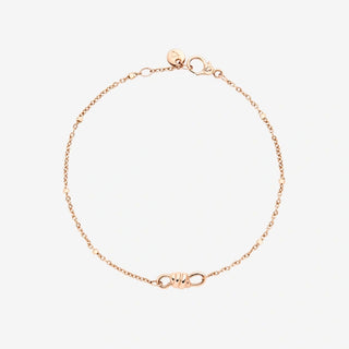 9K Rose Gold Soft Knot Bracelet