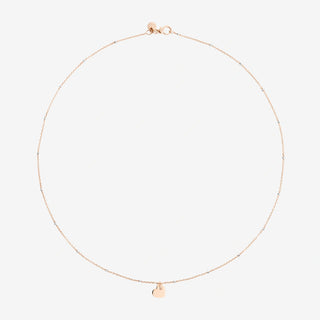 Rose Gold and 925 Silver Heart Necklace Ee Rose Gold Chain