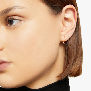 Essentials 9K Rose Gold Pendant Earring