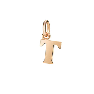 Charm T 9K Rose Gold T
