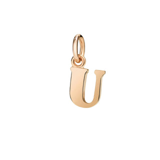 Charm U 9K Rose Gold U