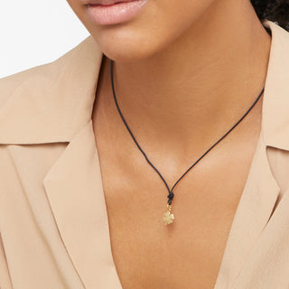 18K Yellow Gold Four Leaf Clover Charm
