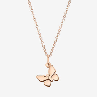 9K Rose Gold Butterfly Charm