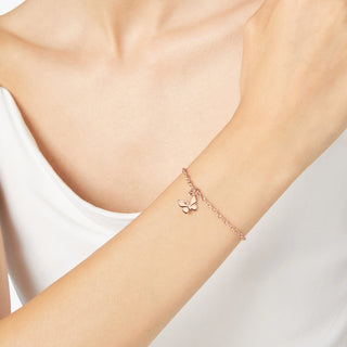 9K Rose Gold Butterfly Charm