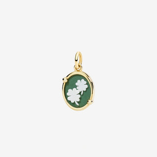 Charm Cammeo Quadrifoglio