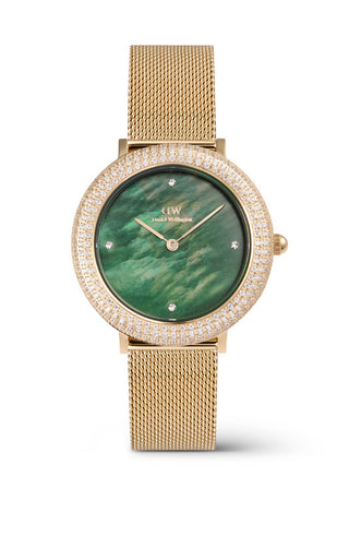 Crystalline Bezel 32 Green Mop Evergold Mop Watch