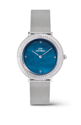 Crystalline Bezel 32 Blue Sterling Mop Watch