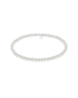 Girocollo In Oro Bianco 18 KT Perle Coltivate  4,5/5 Charm Stella