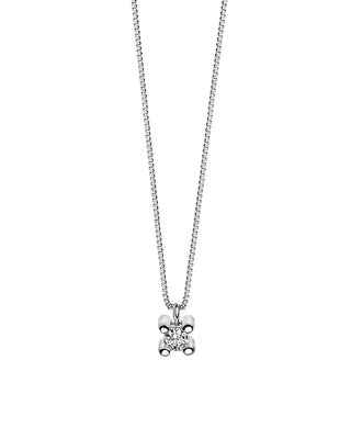 Girocollo Oro 18KT Diamanti P.Ct. 7 Col. G Purezza Si