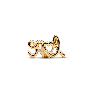 "Love" Charm scritto a mano