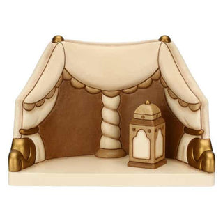 Ceramic Three Kings Tent for Classic Nativity Scene