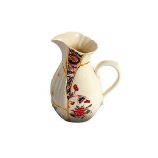 "Kintsugi" Caraffa In Porcellana E Oro