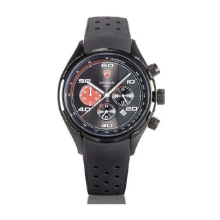 Locman Ducati Chrono Steel Watch D121K01S-BKBKWRSRK