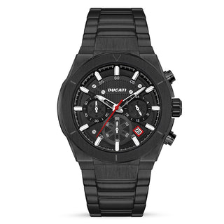 Orologio da uomo Chrono Ducati Dt004 Black Dial Bk Case