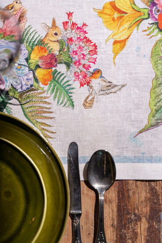 Pesciflora tablecloth - from 8 to 18 places