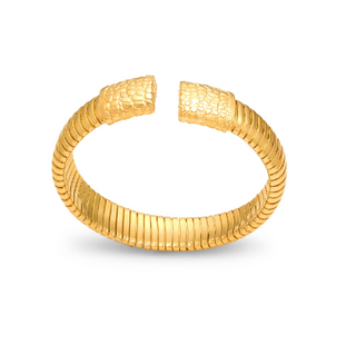 Bracciale Tubogas Crocodile Dorato