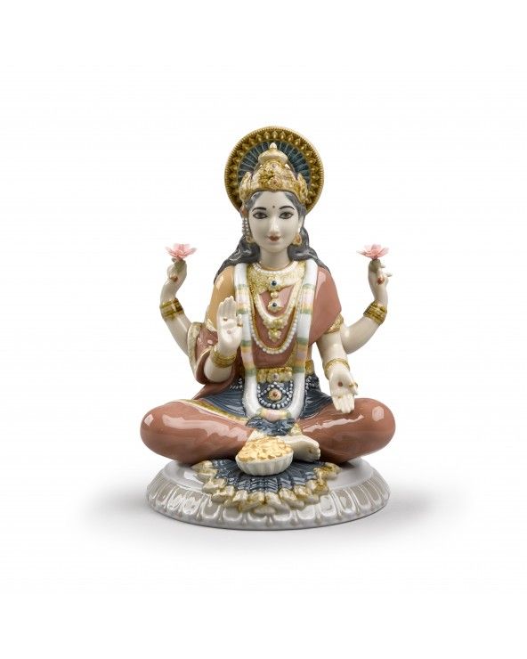 Lladrò Figurina dea lakshmi