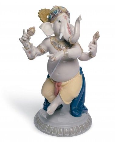 Lladrò Figurina ganesha danzante